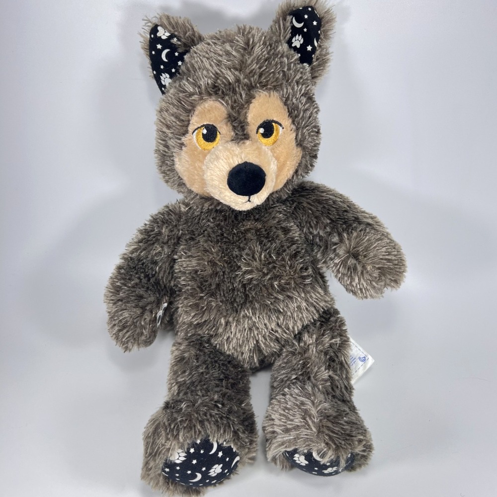 Build-A-Bear 2015 "Howl-O-Ween" Werewolf Plush - Glow in the Dark Paws/Ears  17"